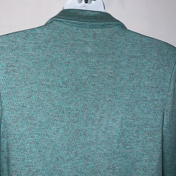 TART Mint Green and Grey Long Sleeve 2-Button Soft Blazer-XS - Picture 5 of 8